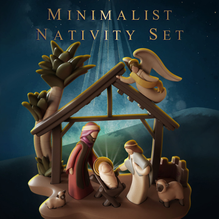 Minimalist Nativity Set