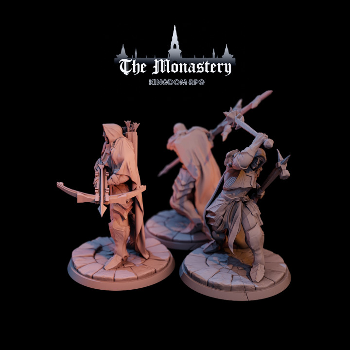 The Monastery - The Boss Monks Character Set image