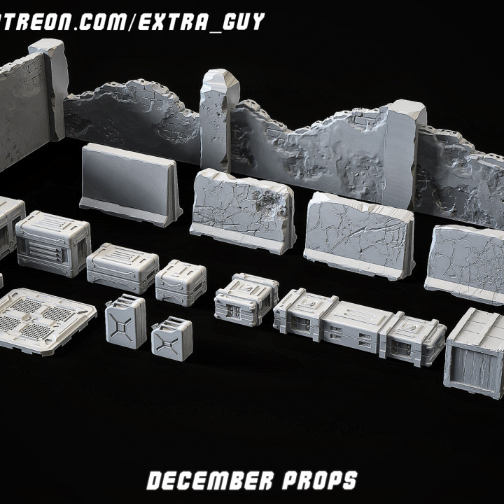 Assorted Props and Environment Set 32mm image