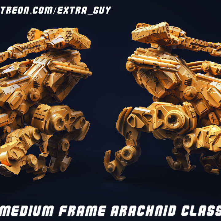 Mech Arachnid Class Medium Frame 48mm 3 poses