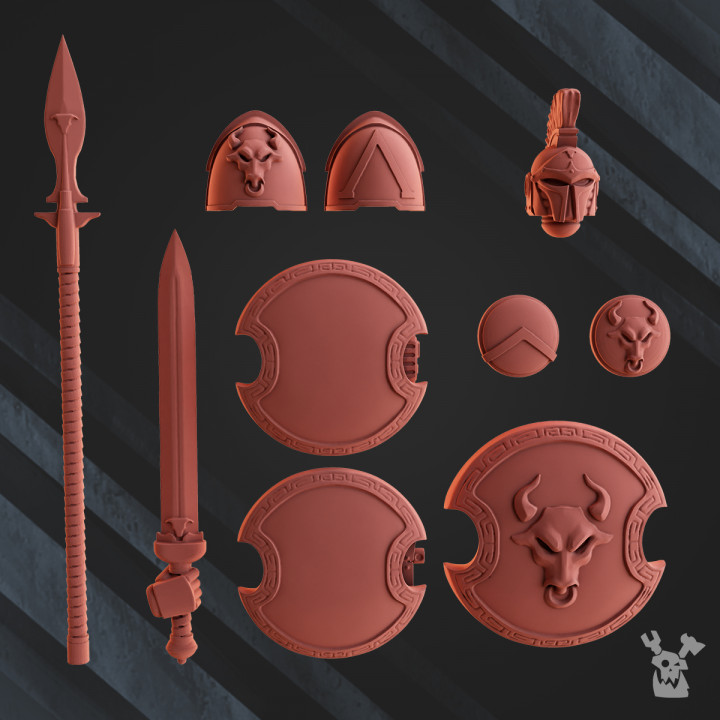 Bull Warrior Bits Set