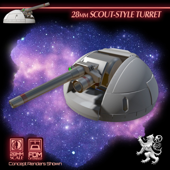 28mm Scout-Style Turret image