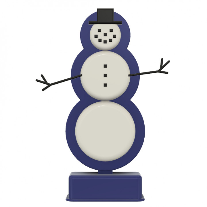 A 3D Printed Dancing Snowman image