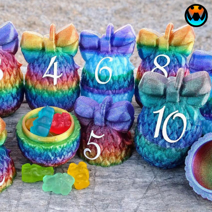 12 Dragon Eggs of Christmas, Candy Advent Calendar! image