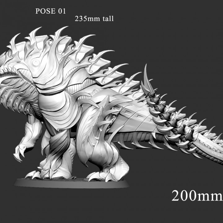 Mecha Tarasque (pose 1 of 2 Double scale)