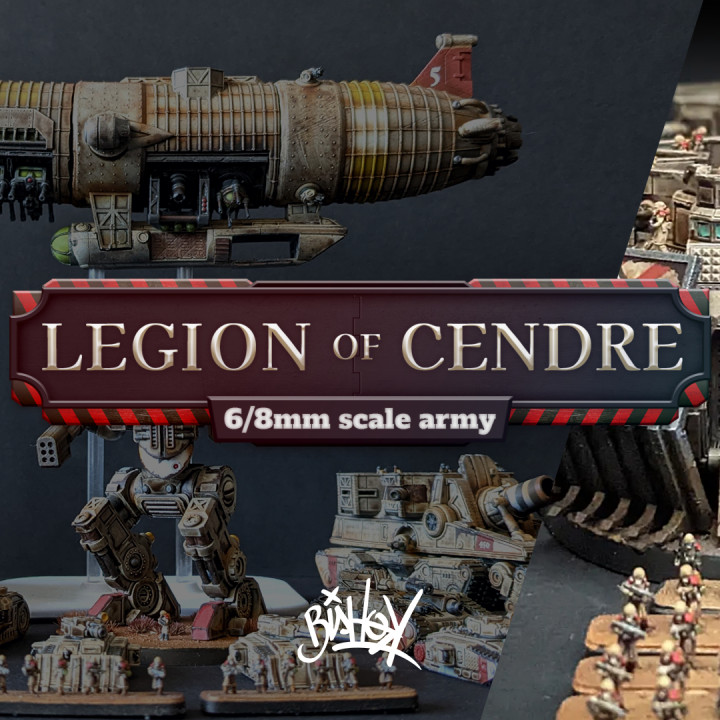 LEGION OF CENDRE KICKSTARTER LATE PLEDGE "ALL IN"
