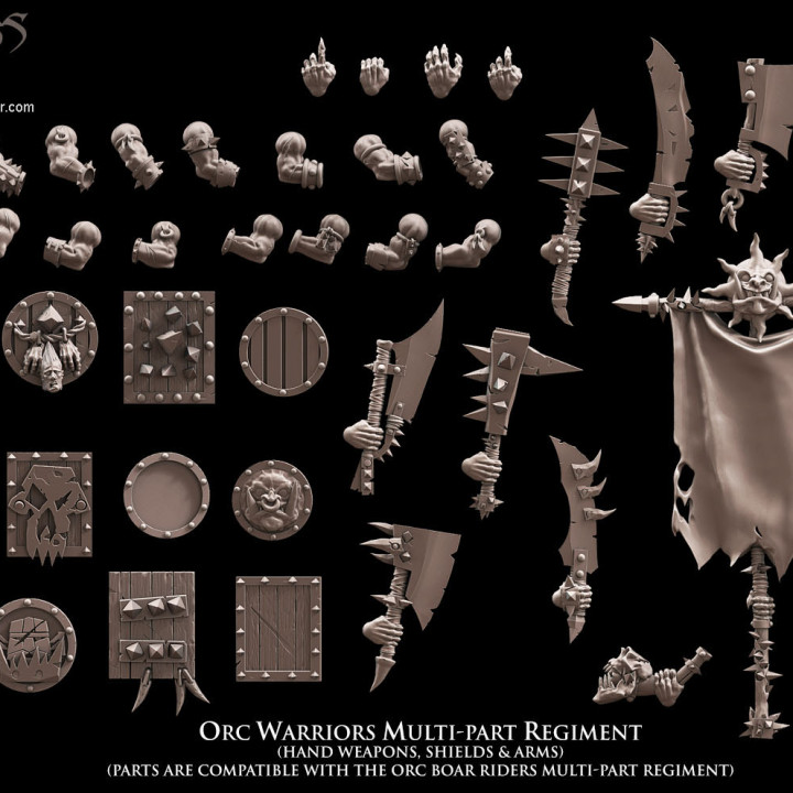 Orc Warriors multi-part regiment image