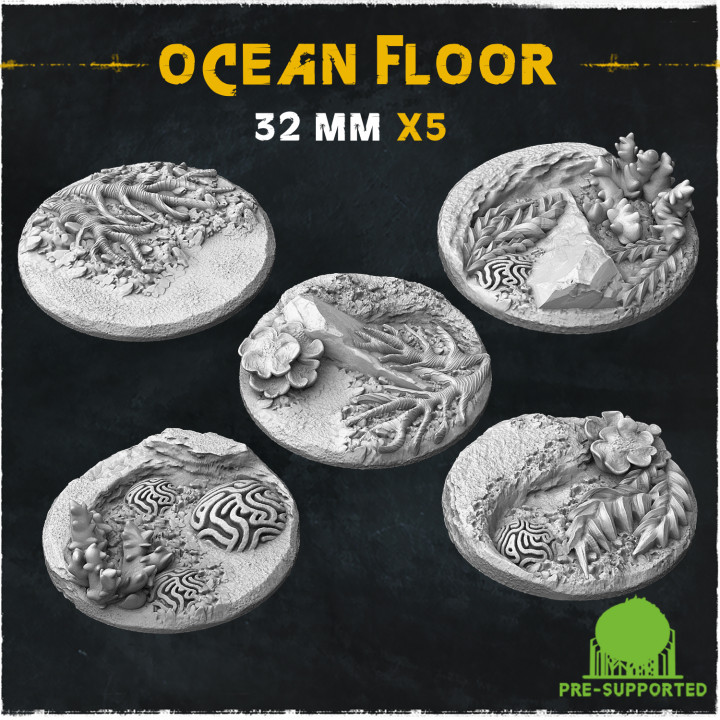Ocean Floor - Bases & Toppers (Small Set ) image
