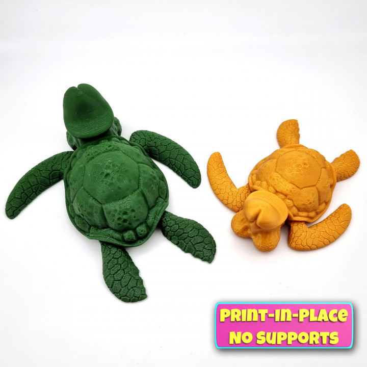 Dicky Turtle Articulated Print-In_Place image