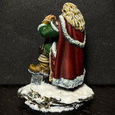 Picture of print of Dwarven Santa | PRESUPPORTED | Christmas Advent Calendar