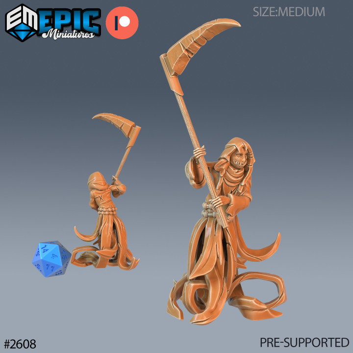 Castle Poltergeist Scythe / Vampire Ghost / Undead Spirit / Blood Drinker / Dracula Encounter