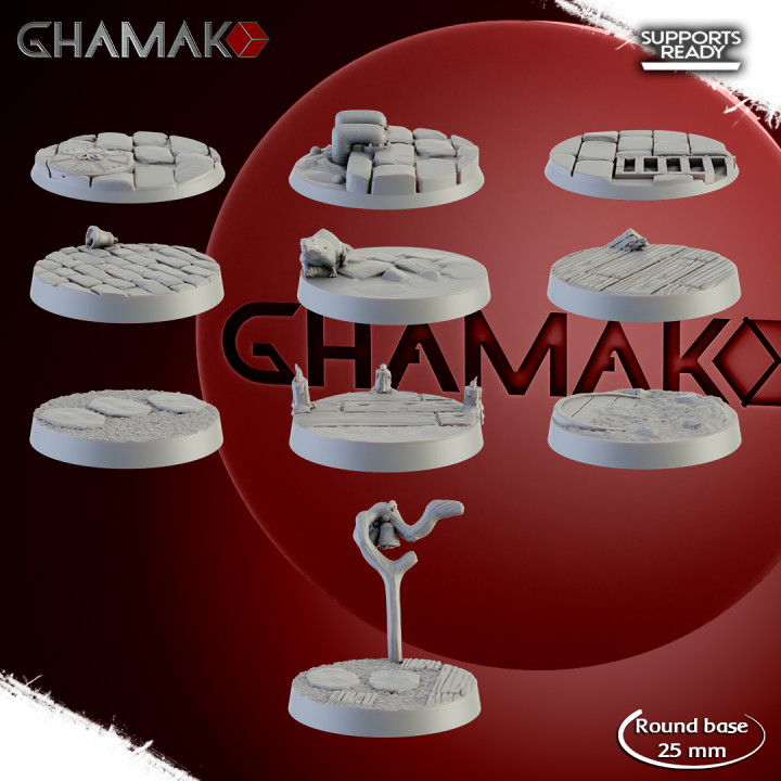 Nezumi Clans round bases 25 mm