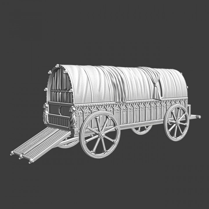 Medieval Royal wagon