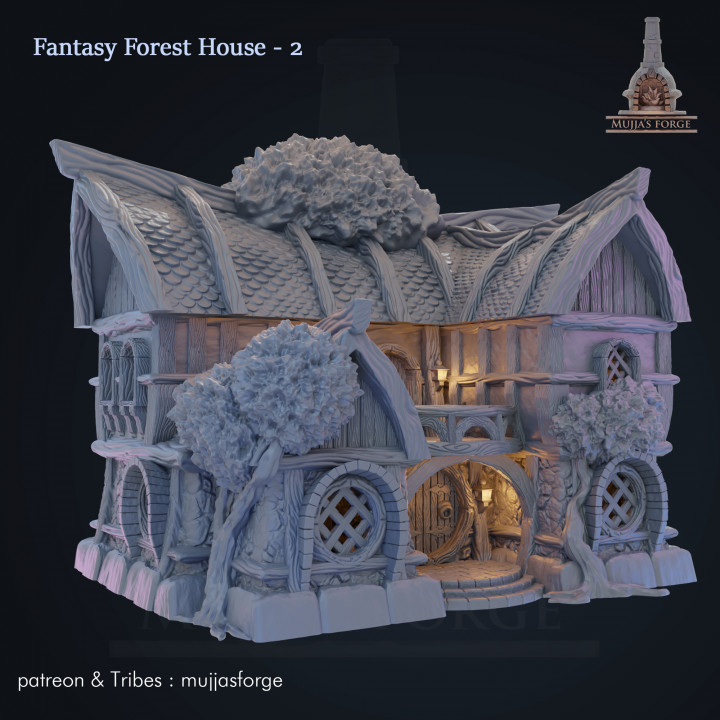 Fantasy forest house - 2 image