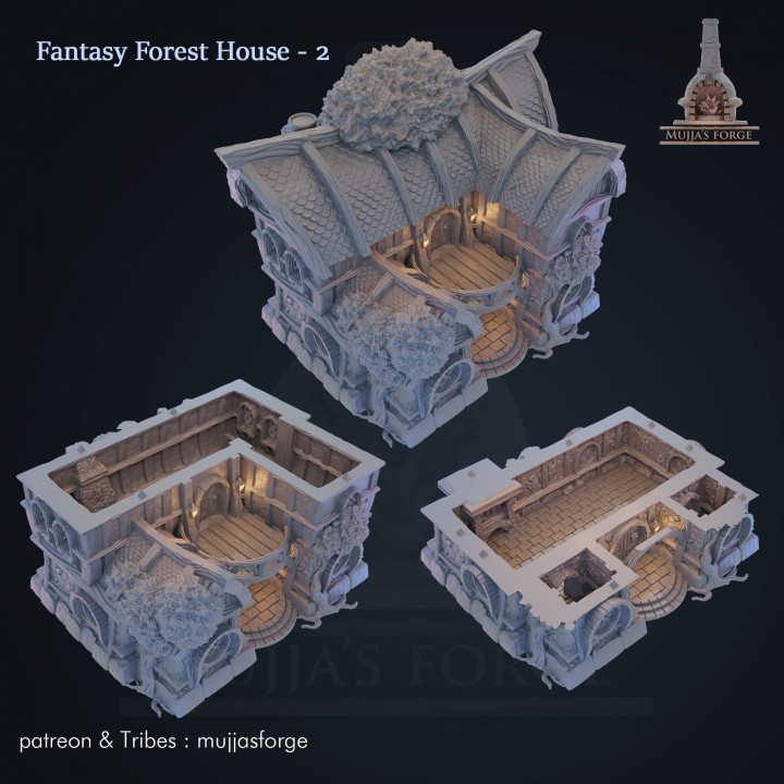 Fantasy forest house - 2 image