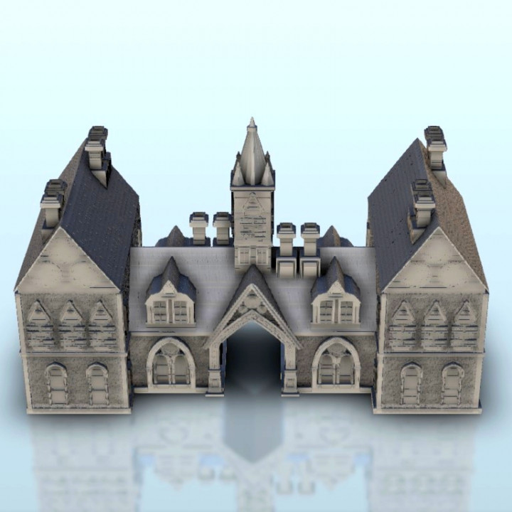 Gothic building with arch 2 - Middle Age SAGA Medieval Fantasy Building Tabletop image