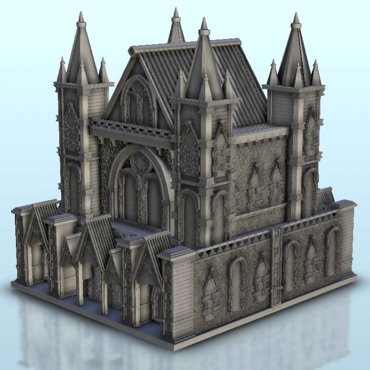 Gothic Mausoleum 4 - Middle Age SAGA Medieval Fantasy Building Tabletop