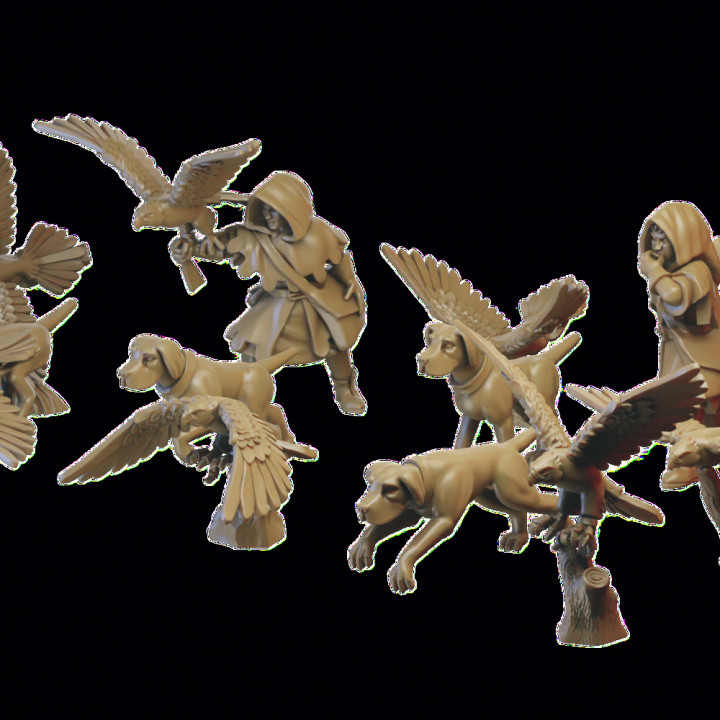 Hunting Pack miniatures (32mm) image
