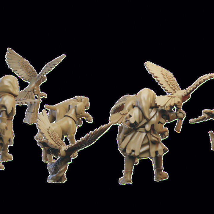 Hunting Pack miniatures (32mm) image