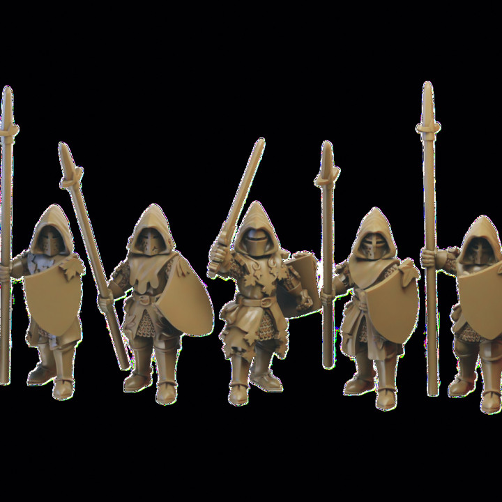 Knight of the Forest Miniatures (32mm, modular) image