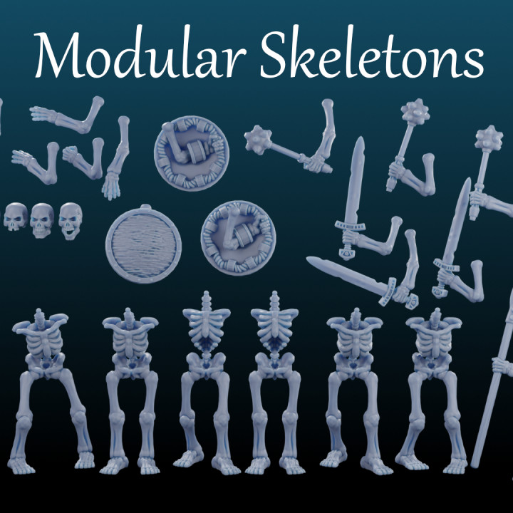 Modular Skeleton Miniatures image