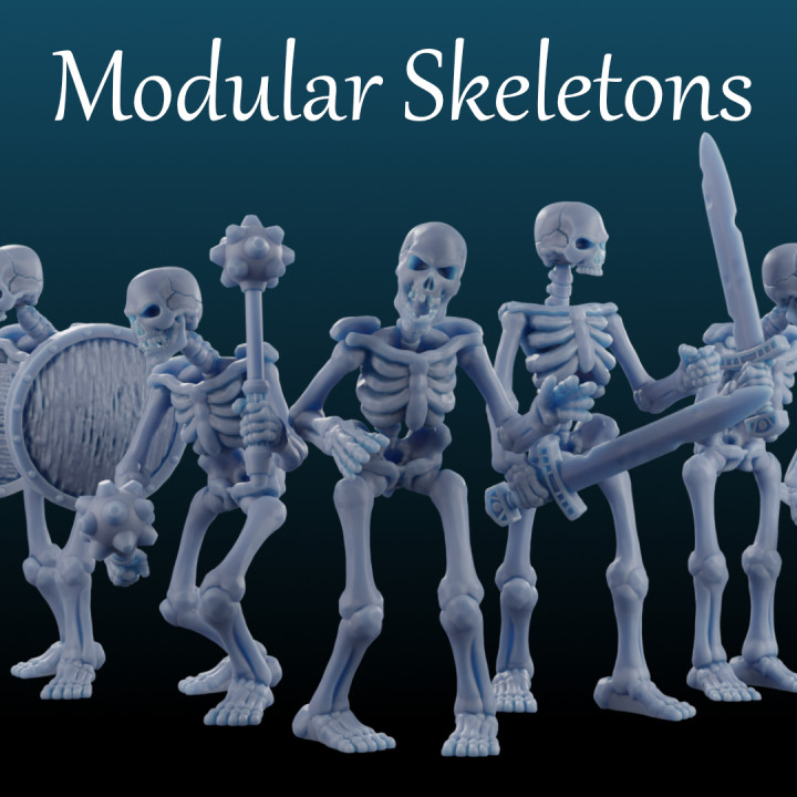Modular Skeleton Miniatures image