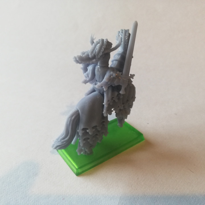 Green Knight Miniature (32mm, modular)