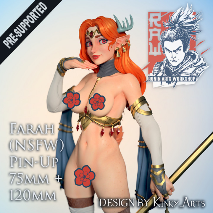 Farah Pin Up (NSFW) - Pre-Supported image
