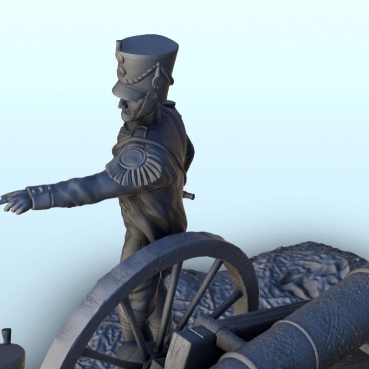 French Napoleonic artillery 3 - Great Army Napoleon XIXe Napoleonic wars character image