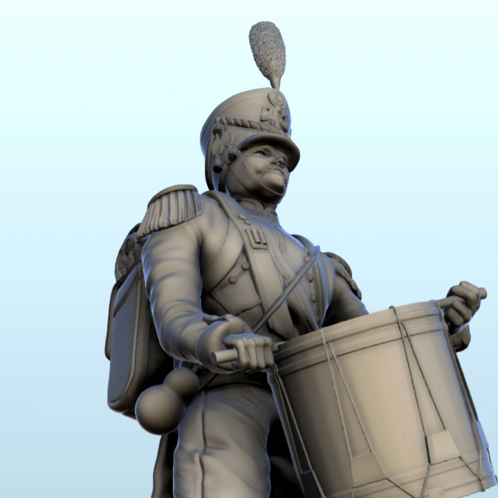 French napoleonic drummer 4 - Great Army Napoleon XIXe Napoleonic wars character image