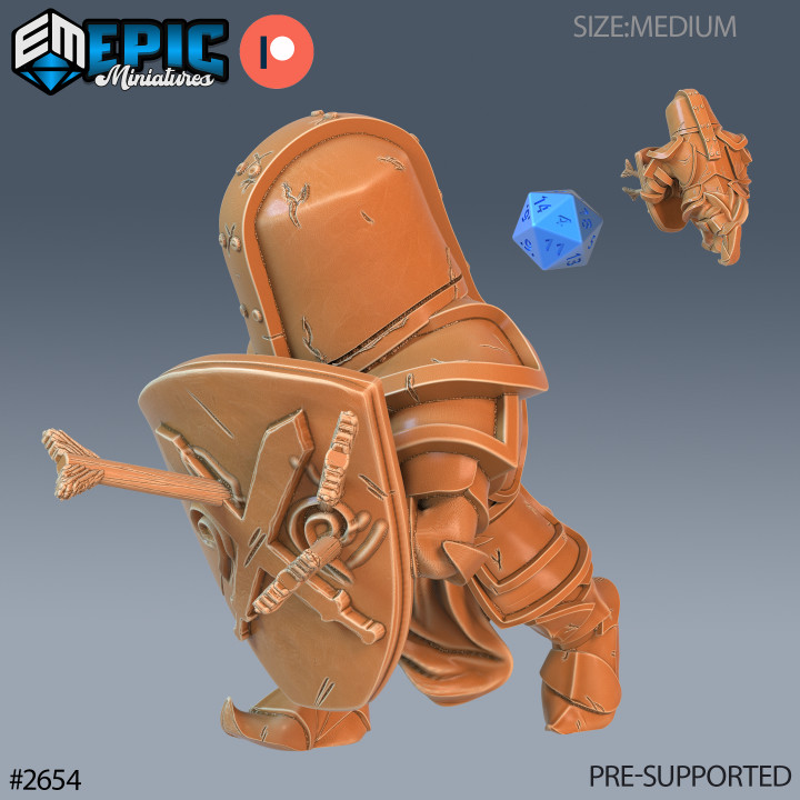 Halfling Juggernaut Shield / War Machine Construct / Dwarfen Steampunk / Gnome Tech / Battle Robot image
