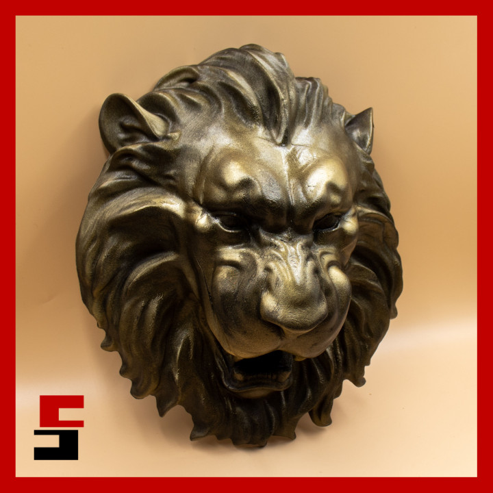 Lion Face Wall Art image