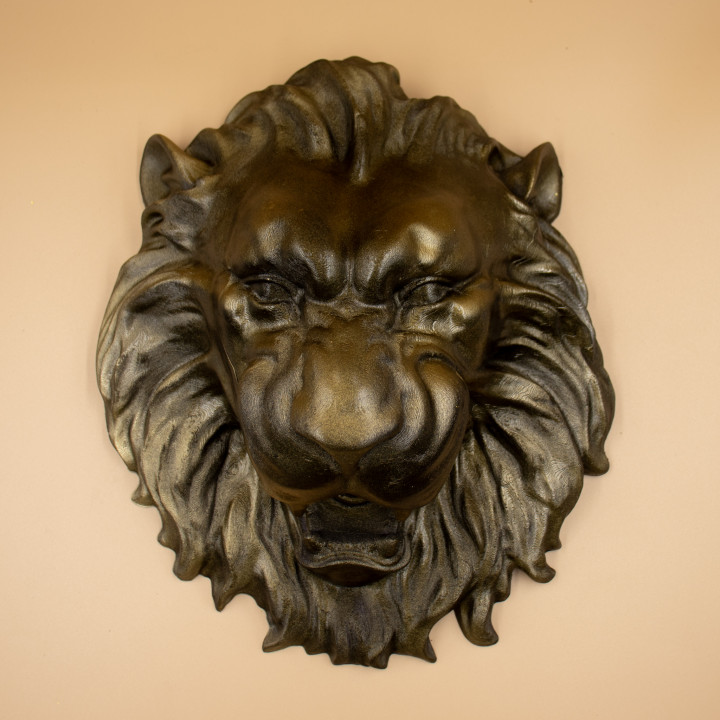 Lion Face Wall Art image
