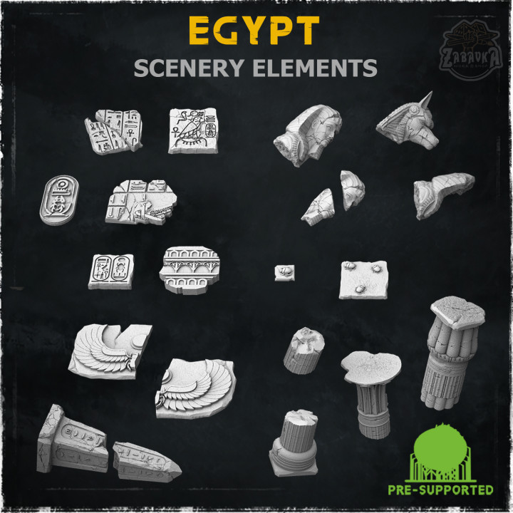 Egypt (Scenery Elements) - Wargame Bases & Toppers 2.0
