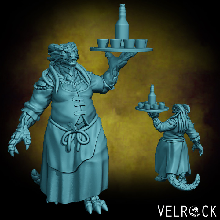 Dragonkin Barmaid (PRESUPPORTED)