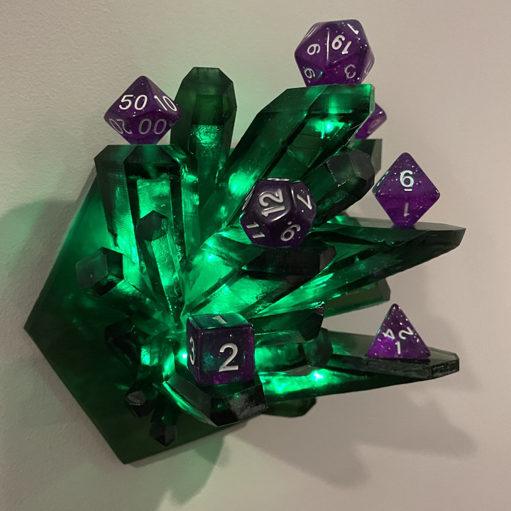 Crystal Dice Display