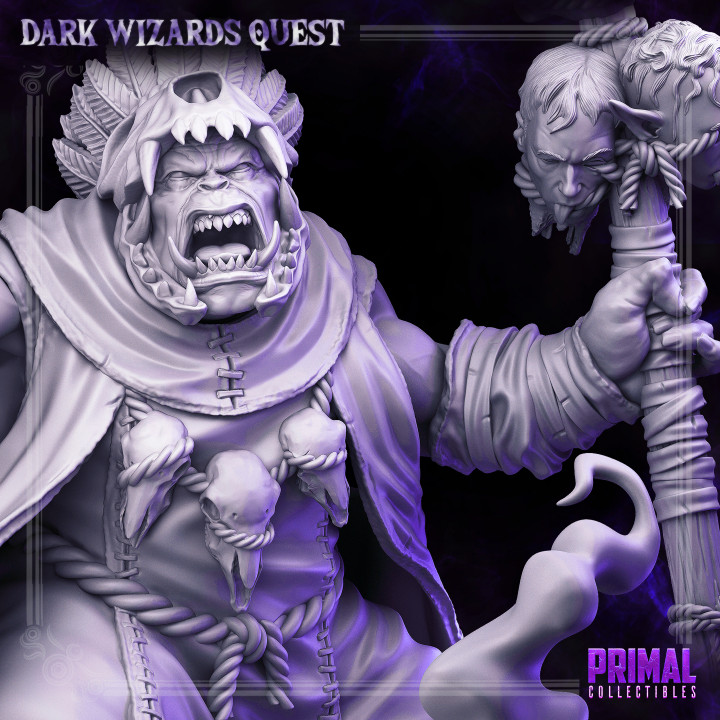 Orc Shaman - Dunkun  - DARK WIZARDS - MASTERS OF DUNGEONS QUEST image