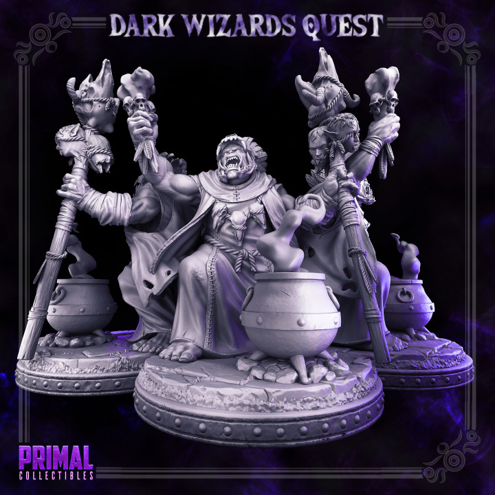 Orc Shaman - Dunkun  - DARK WIZARDS - MASTERS OF DUNGEONS QUEST image