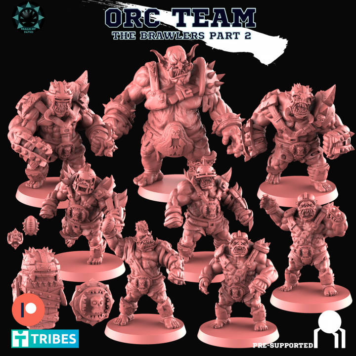 Orc Team Part1 - The Brawlers - Fantasy Football image
