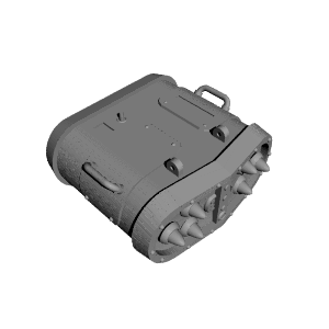 3D Printable Knight Missile Pod by Rage of Achilles