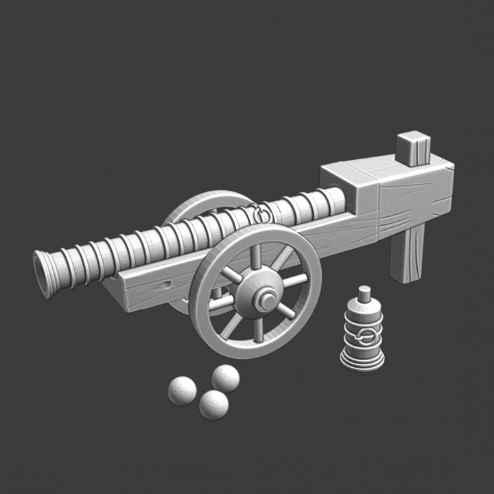 Medieval Naval Cannon image