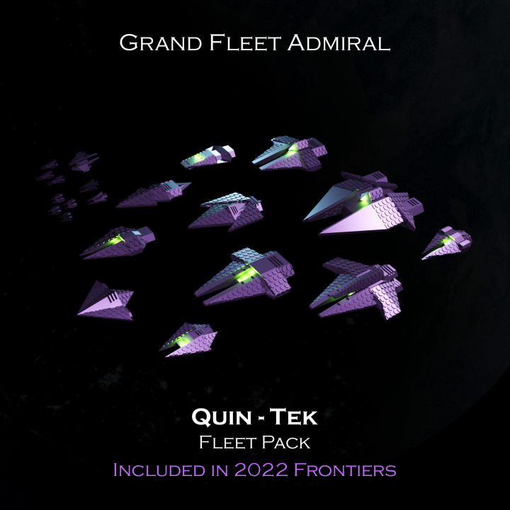 SCI-FI Ships Fleet Pack Frontiers - QuinTek - Presupported image