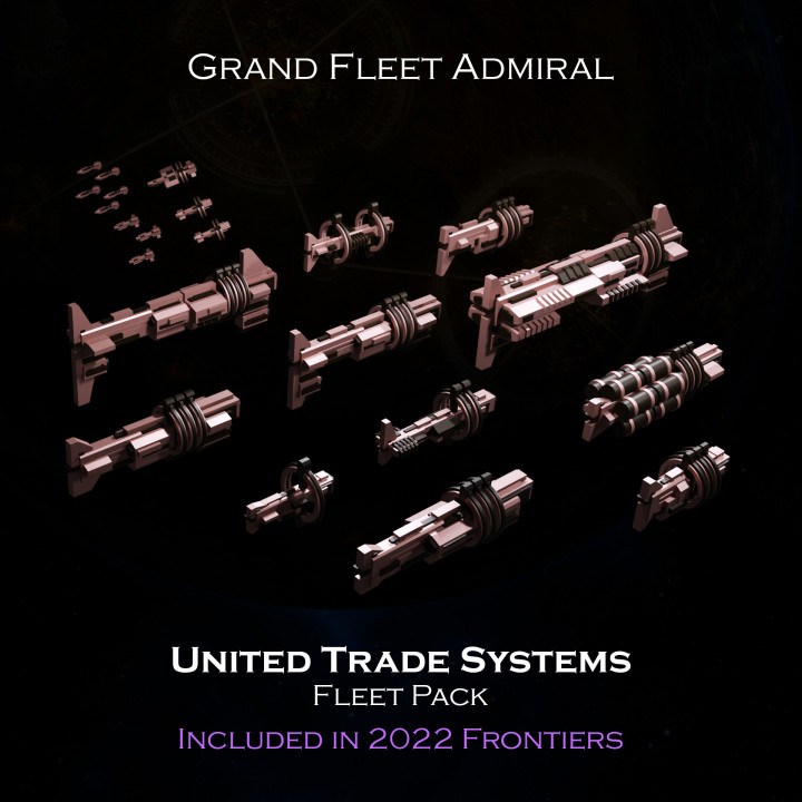 SCI-FI Ships Fleet Pack Frontiers - United Trade Systems - Presupported image