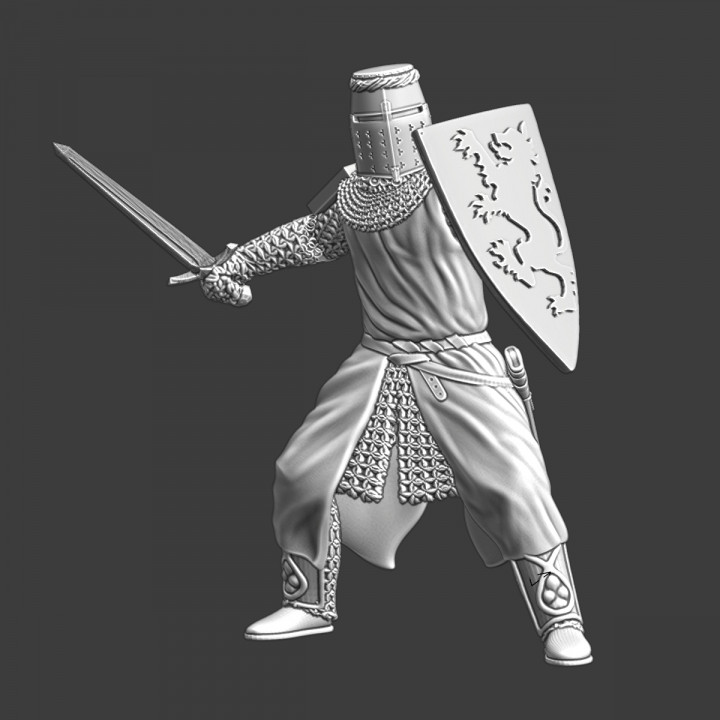 Medieval Folkunga Crusader Knight image