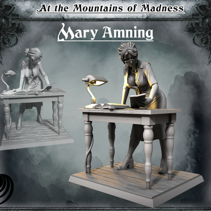 Mary Amning - Professor of Paleontology - At the Mountains of Madness image