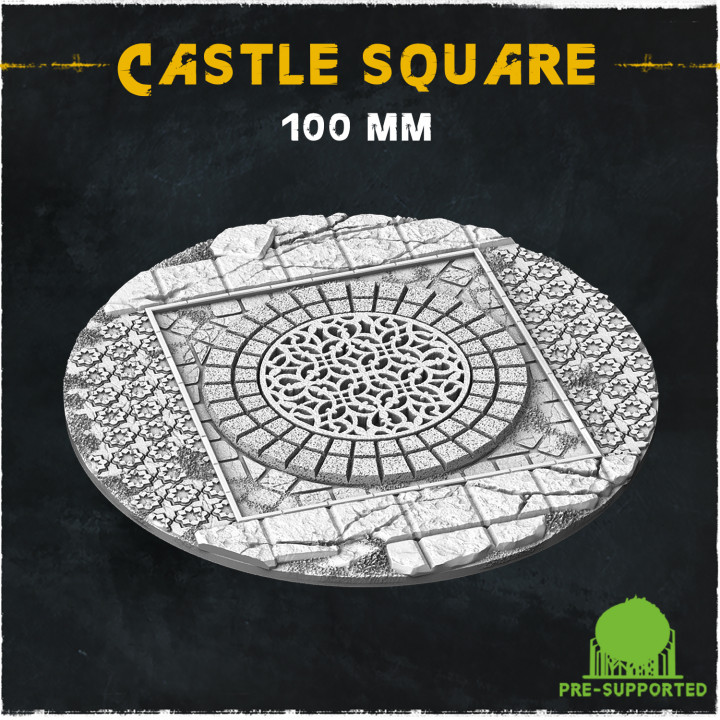 Castle Square (Big Set) - Wargame Bases & Toppers 2.0