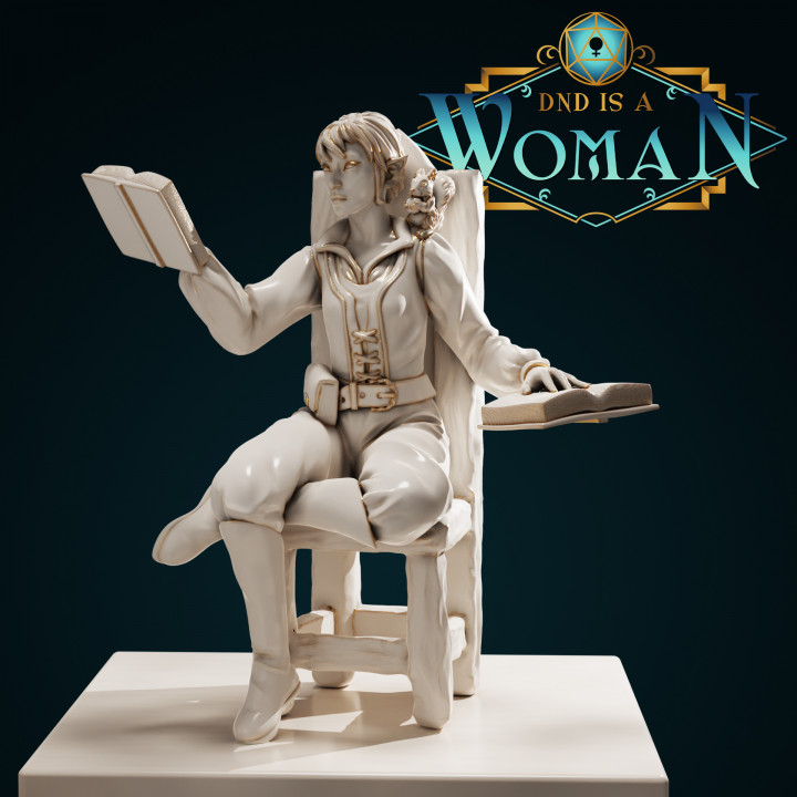 Elf Wizard - Mohrigya - 28/32mm and 75mm