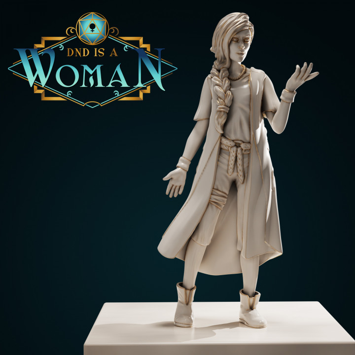 Aasimar Sorcerer - Sophia - 28/32mm and 75mm