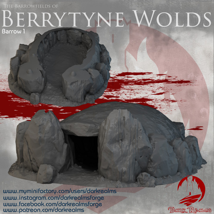 Dark Realms - Berrytyne Wolds - Barrow-graves image