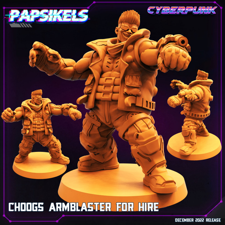 CHOOGS ARM BLASTER FOR HIRE image